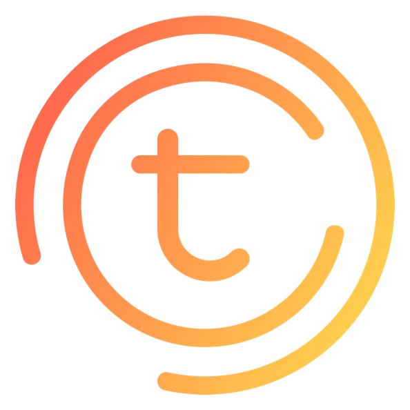 Tomochain logo on a transparent background