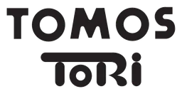 Tomos logo, black version, on a transparent background