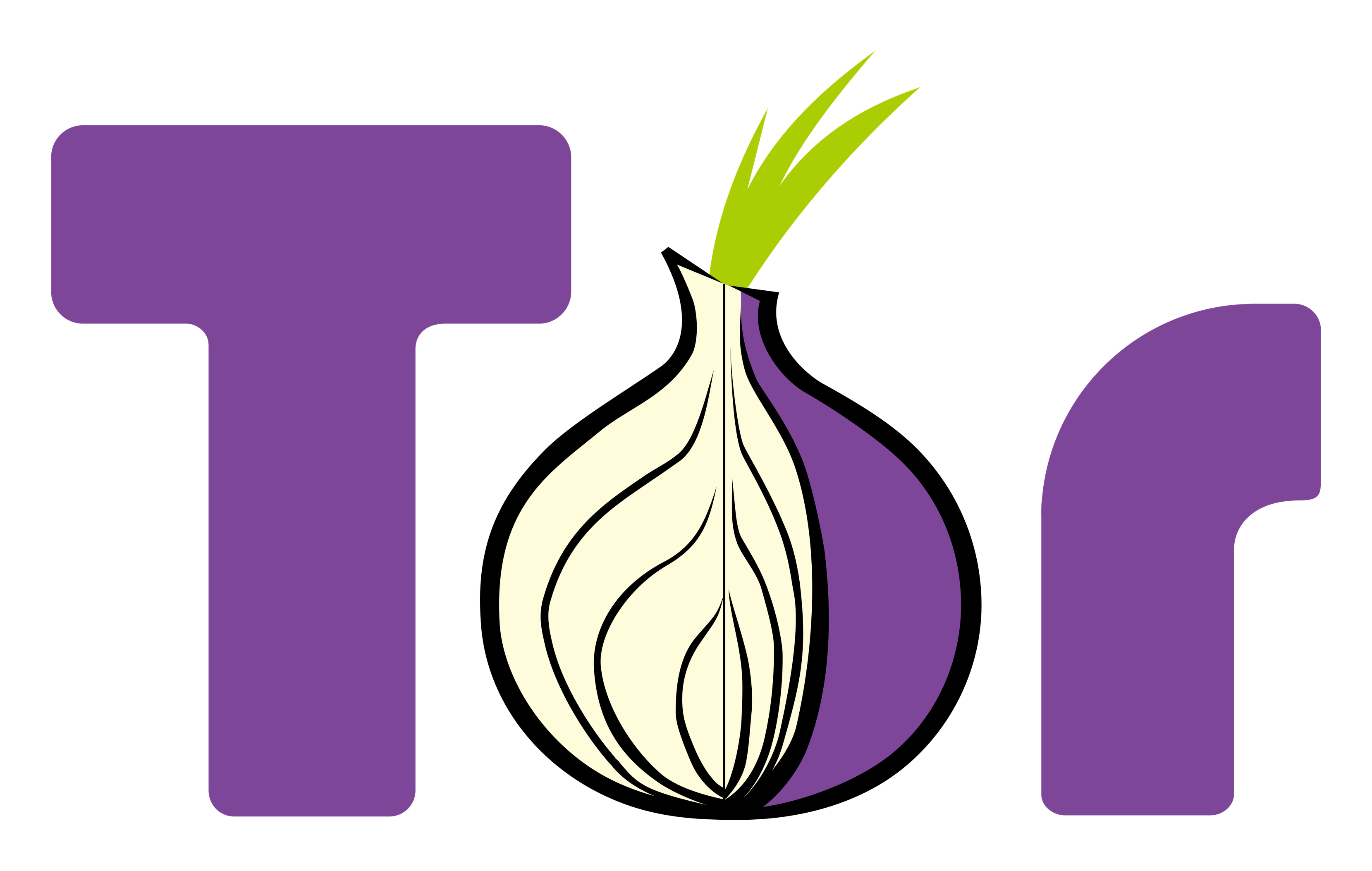 Tor logo on a transparent background