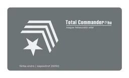 Total Commander logo, monochrome version, on a transparent background