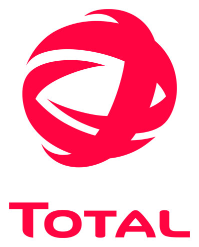 Total SA logo, horizontal version, on a transparent background