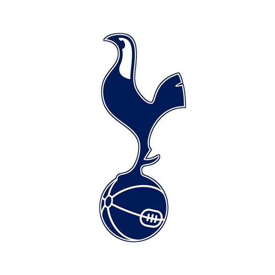 Tottenham Hotspur logo on a transparent background