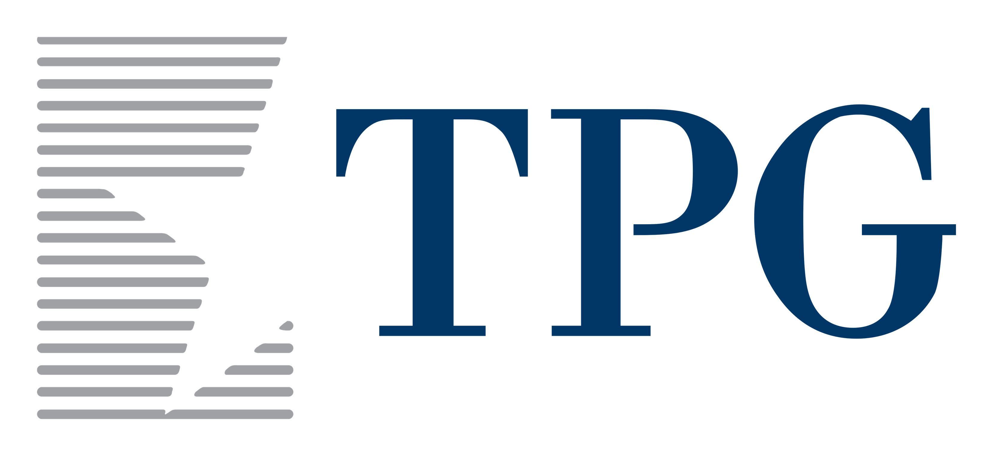 TPG logo on a transparent background