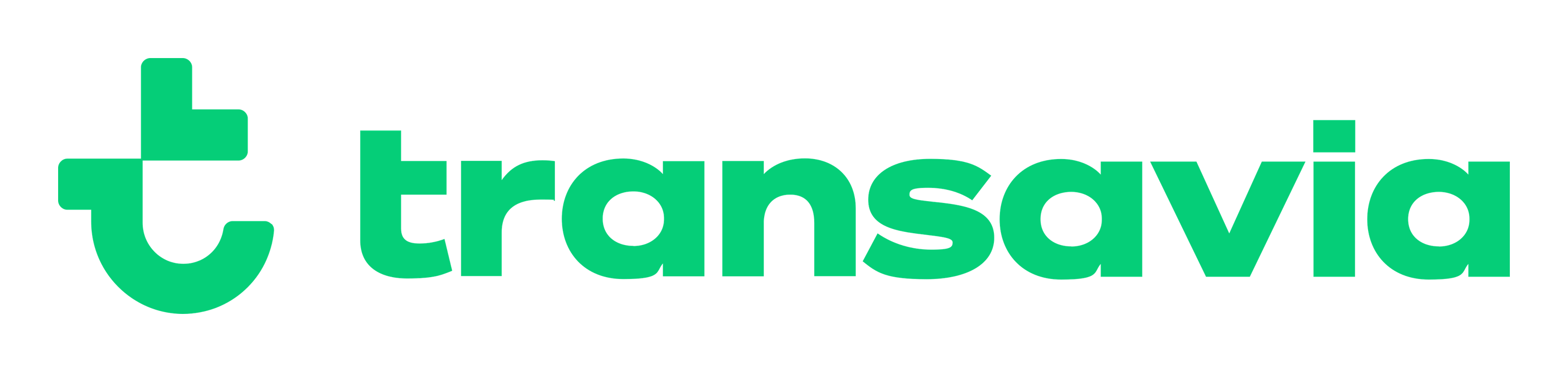 Transavia logo on a transparent background