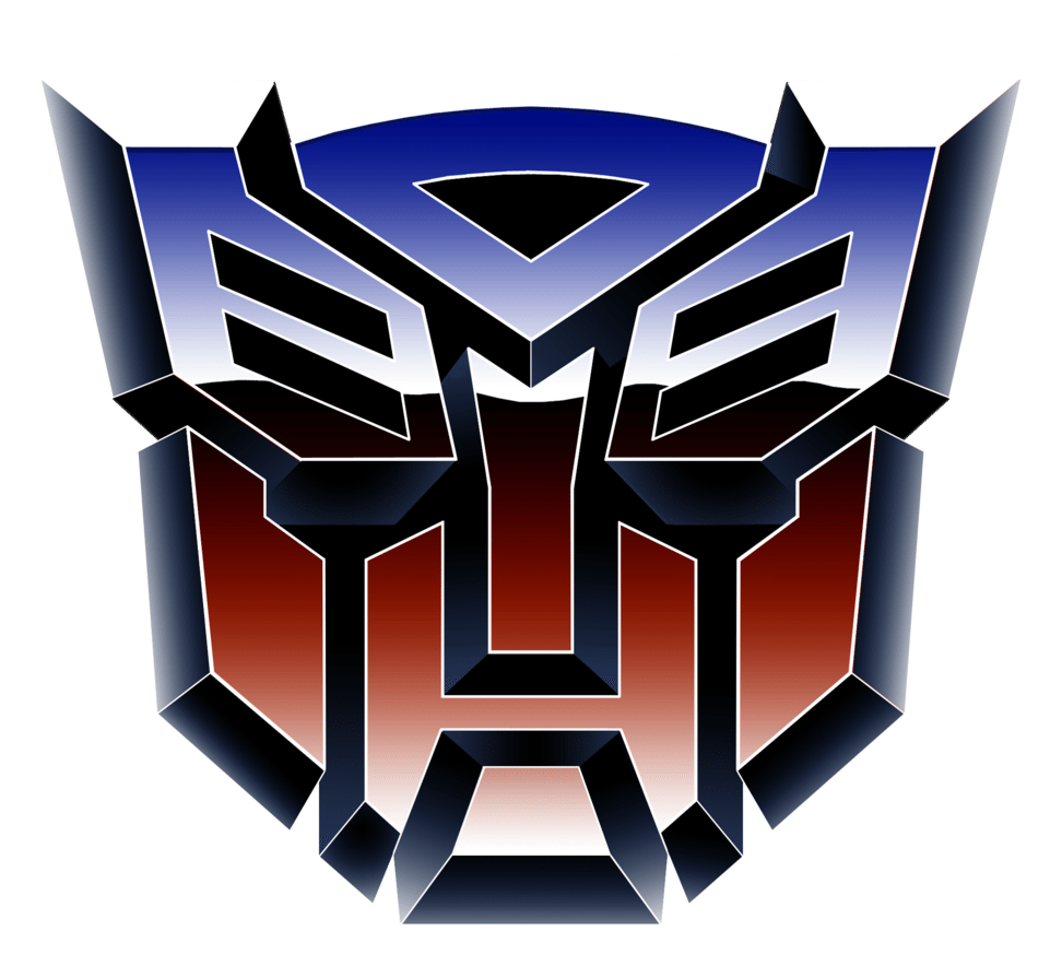 Transformers logo on a transparent background