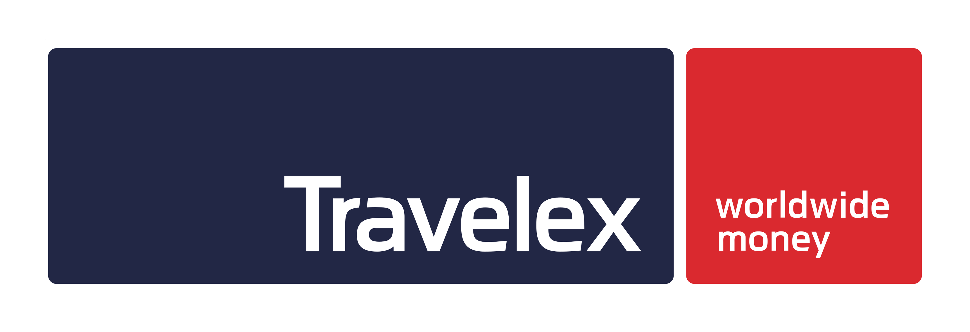 Travelex logo on a transparent background
