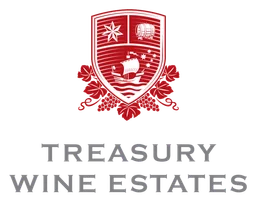 Treasury Wine Estates のロゴ、horizontalバージョン（背景透過）