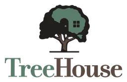 Treehouse logo, black version, on a transparent background