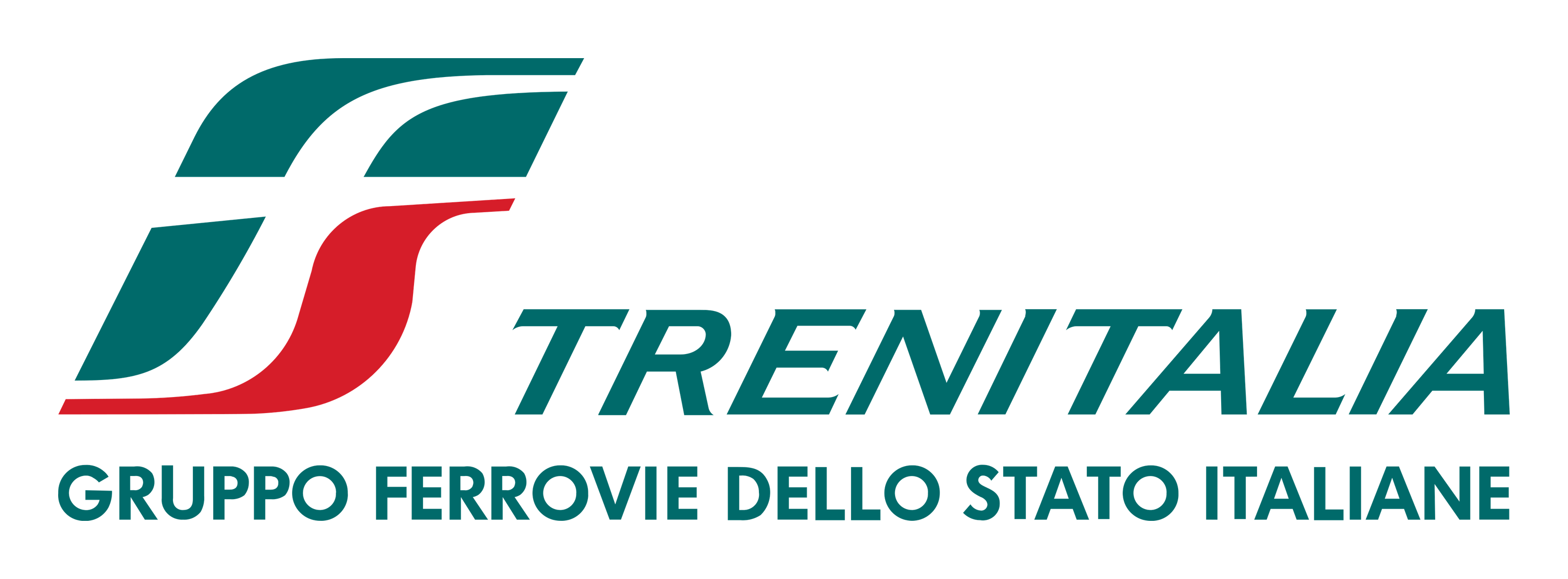 Trenitalia logo on a transparent background