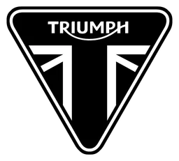 Logo da Triumph, versão ícone preto, em fundo transparente