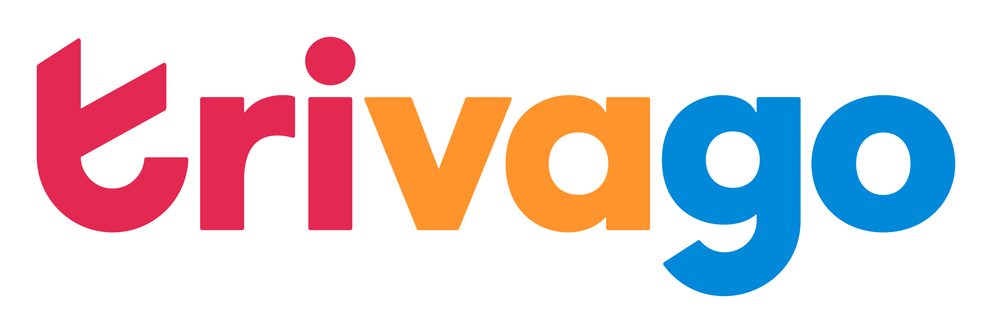 Trivago logo on a transparent background