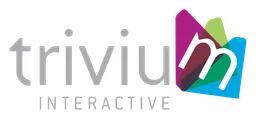 Trivium logo, horizontal version, on a transparent background