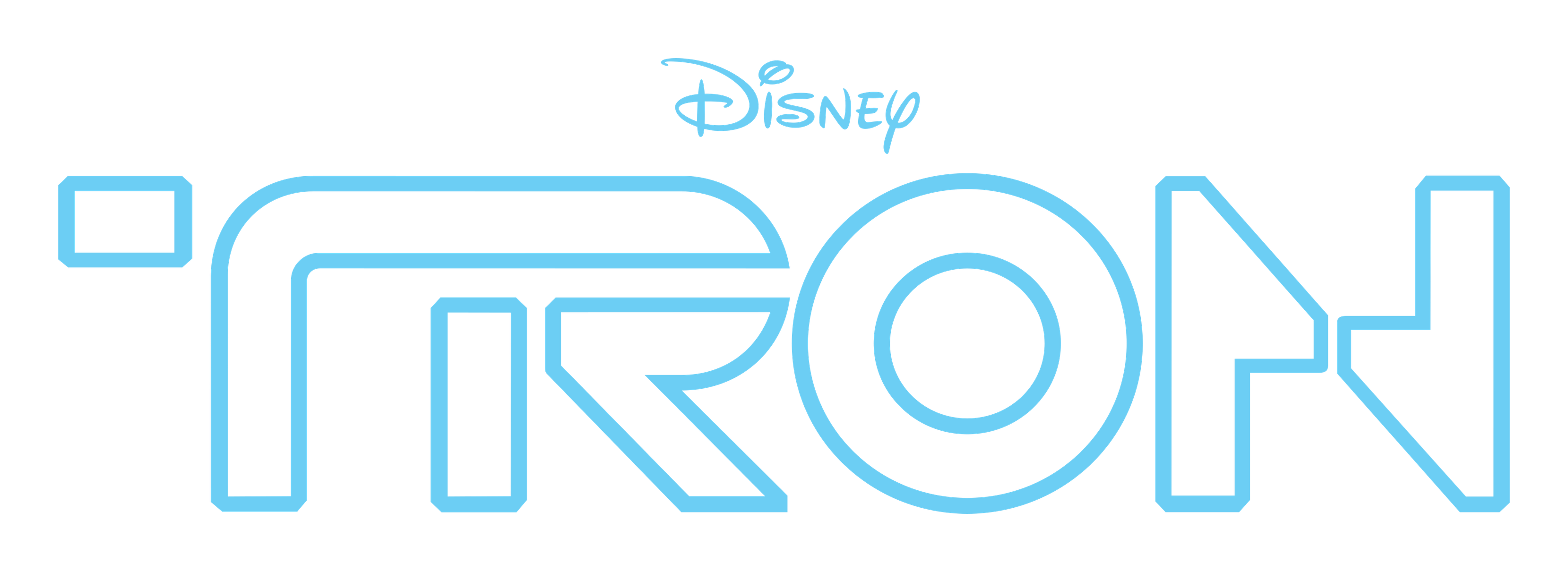 Tron Logo auf transparentem Hintergrund