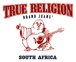 True Religion Logo, Variante horizontal, auf transparentem Hintergrund