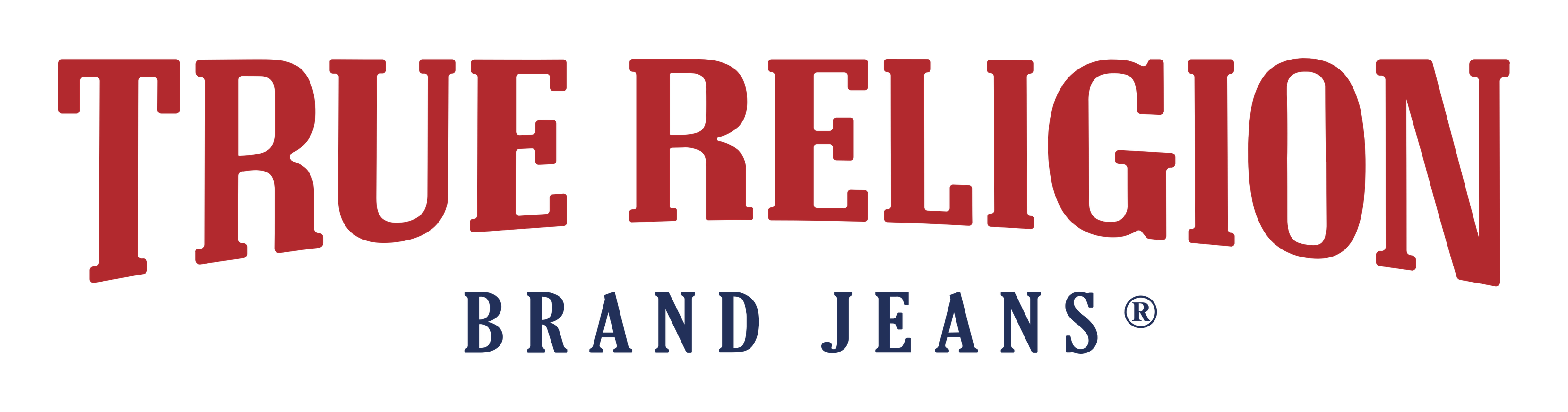 True Religion Logo auf transparentem Hintergrund