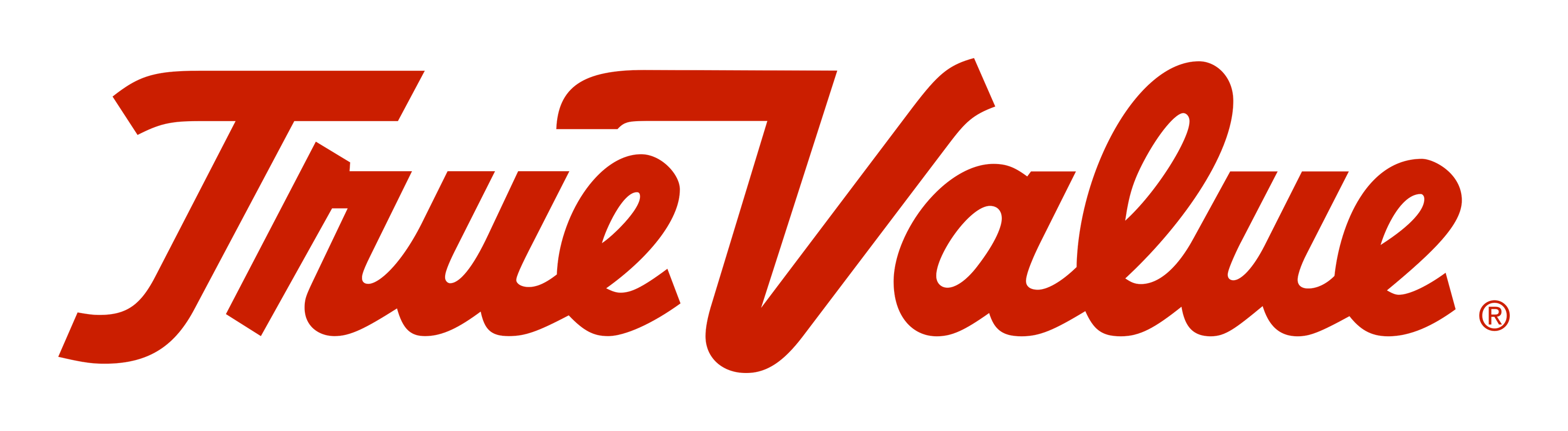 True Value Logo auf transparentem Hintergrund