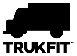 Trukfit logo, black version, on a transparent background