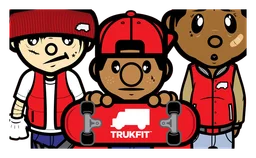 Trukfit logo, horizontal version, on a transparent background