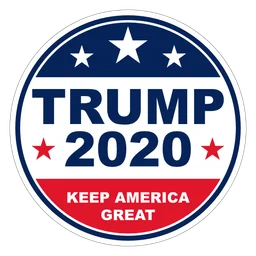 Trump logo, icon version, on a transparent background