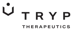 Tryp logo, black wordmark version, on a transparent background
