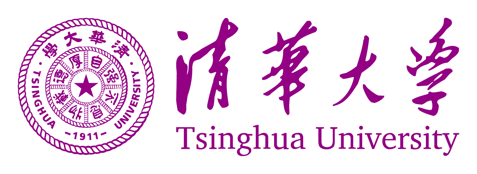 Tsinghua University logo on a transparent background