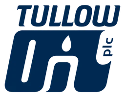 Tullow Oil logo, horizontal version, on a transparent background