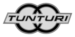 Tunturi logo, monochrome version, on a transparent background