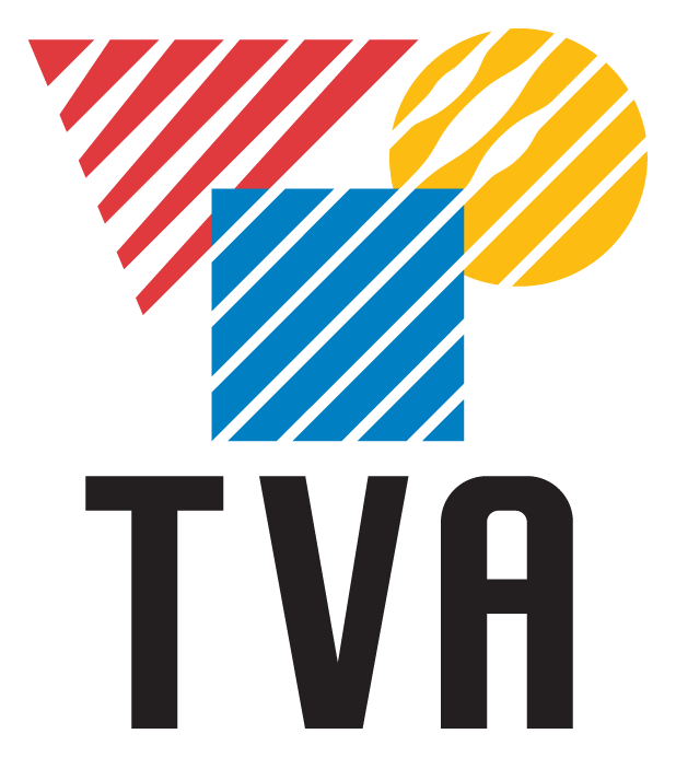 Tva logo, icon version, on a transparent background