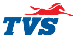 TVS logo, horizontal version, on a transparent background