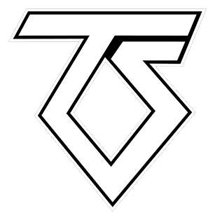 Twisted Sister logo, monochrome icon version, on a transparent background