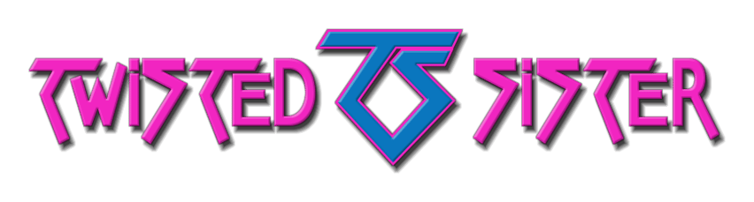 Twisted Sister logo on a transparent background