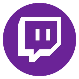 Twitch Logo, Variante Icon, auf transparentem Hintergrund