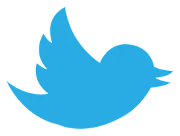 Twitter logo, horizontal version, on a transparent background