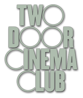 Two Door Cinema Club logo, monochrome icon version, on a transparent background