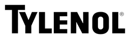 Tylenol logo, black wordmark version, on a transparent background