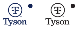 Tyson logo, wordmark version, on a transparent background