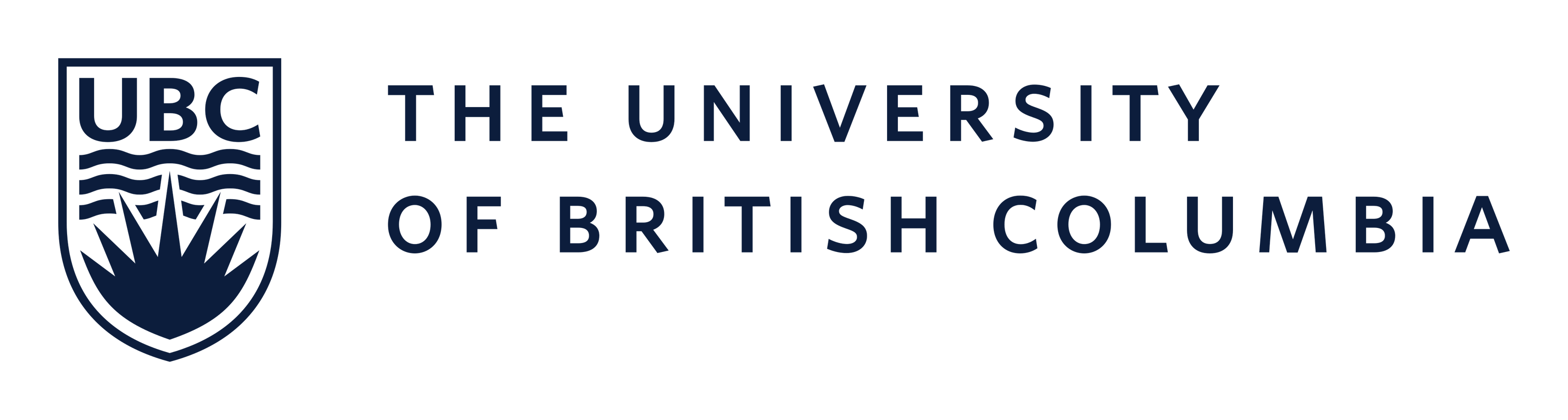 Ubc logo on a transparent background