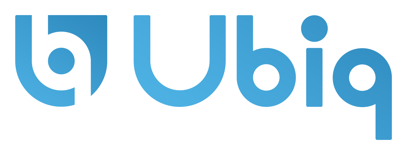 Ubiq logo on a transparent background