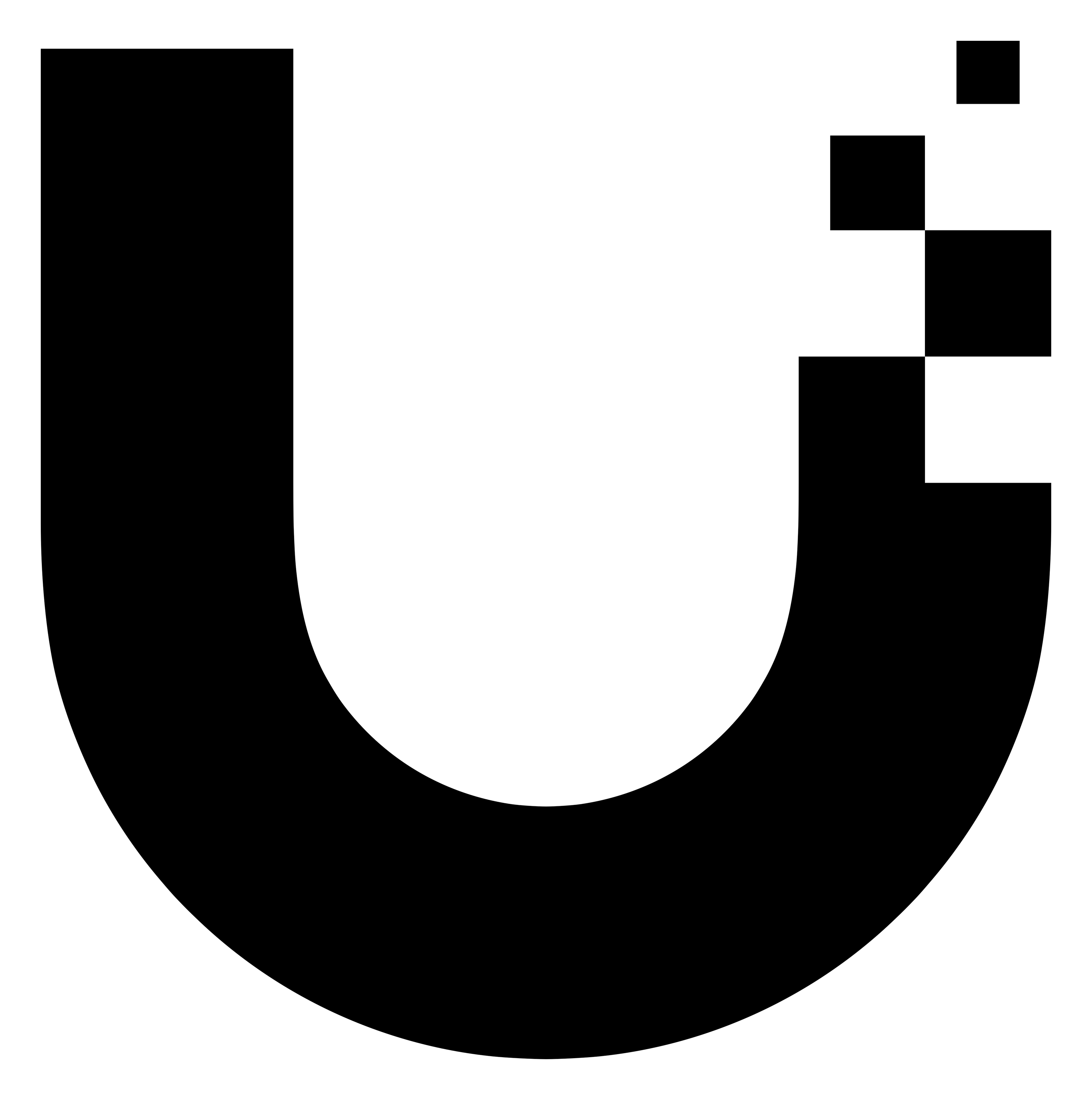 Ubiquiti logo on a transparent background