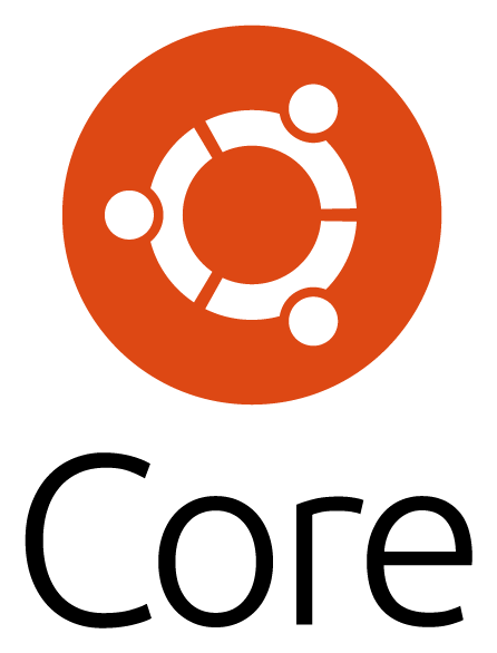 Ubuntu logo, horizontal version, on a transparent background