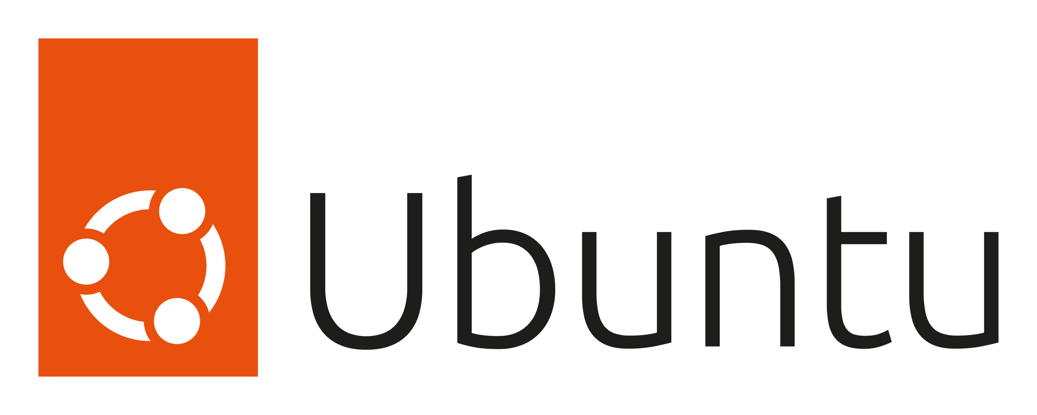 Ubuntu logo on a transparent background