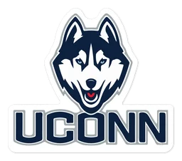 Uconn logo, icon version, on a transparent background