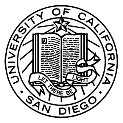 Ucsd logo, monochrome icon version, on a transparent background