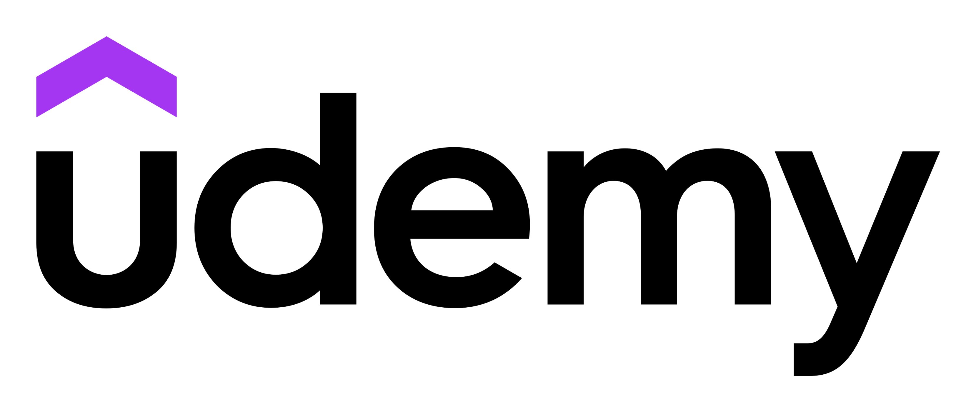 Udemy logo on a transparent background