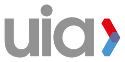 Uia logo, horizontal version, on a transparent background