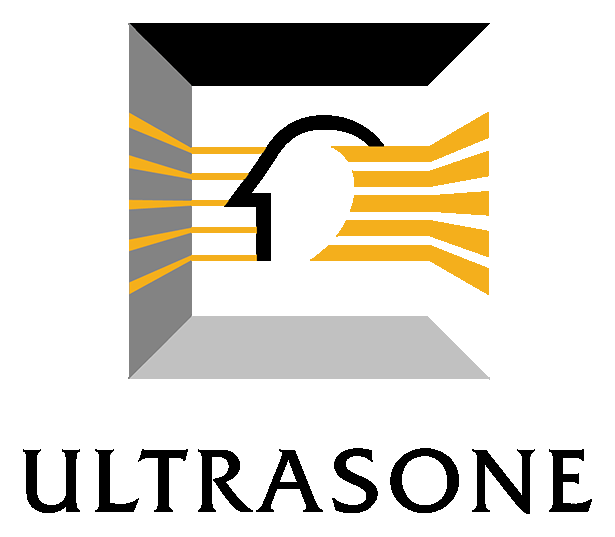 Ultrasone logo on a transparent background