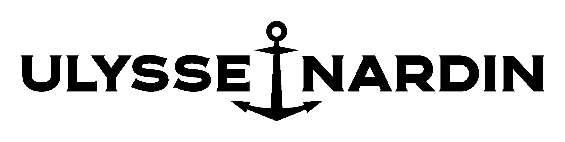 Ulysse Nardin logo on a transparent background