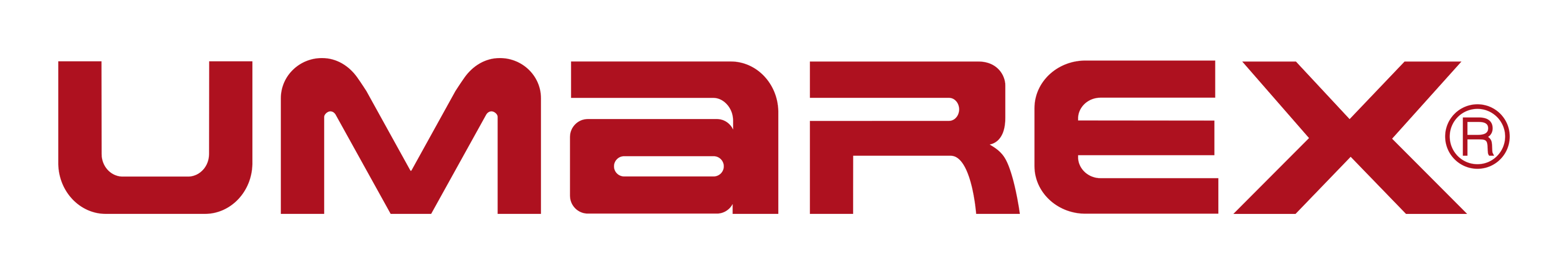 Umarex logo on a transparent background