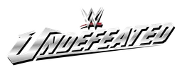 Undefeated logo, monochrome wordmark version, on a transparent background