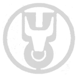 Unimog logo, white icon version, on a transparent background